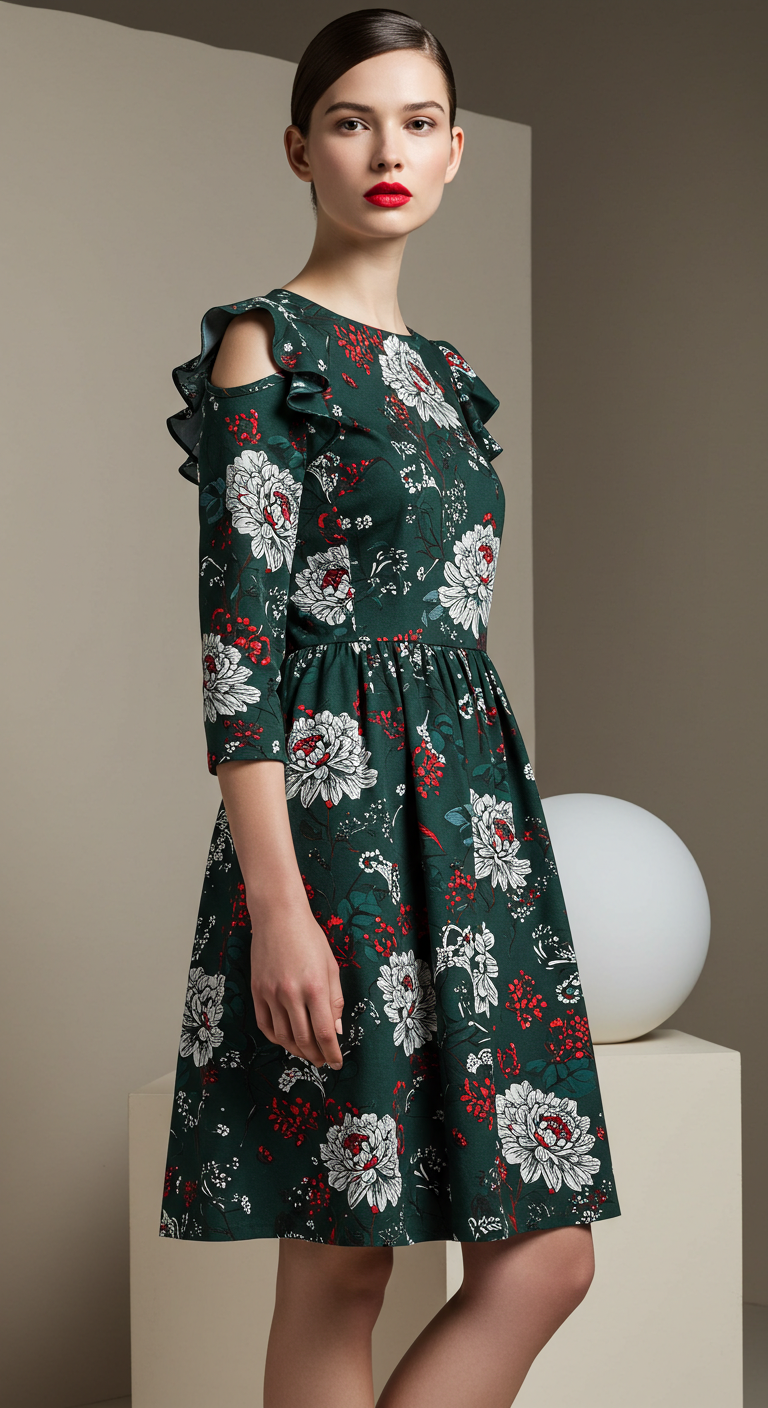 Printed Dress - Image 2